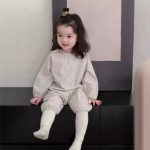【66-90cm】ロンパース ベビー 韓国風 ストライプ - 画像 (9)