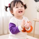 【66-90cm】ロンパース ベビー ハロウィン カラーバリ かぼちゃ - 画像 (5)