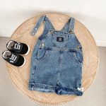 【73-110cm】サロペット レトロ デニム 合わせやすい - 画像 (9)