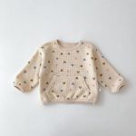 【73-110cm】セットアップ ベビー ワッフル ハート - 画像 (5)