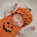 【66-90cm】ロンパース&帽子 ハロウィン かぼちゃ - 画像 (3)