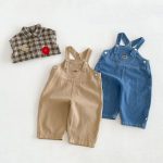 【80-130cm】シャツorサロペット 男の子 ワンプリント デニム - 画像 (8)