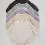 【66-90cm】ロンパース ベビー パステルカラー シンプル - 画像 (6)