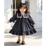 【66-140cm】ワンピースorロンパース 姉妹コーデ フリル リボン - 画像 (8)