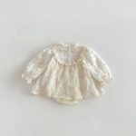 【66-90cm】ロンパース ベビー プリンセス レース - 画像 (5)