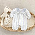 【66-90cm】オールインワン ベビー 可愛い 蝶結び - 画像 (6)