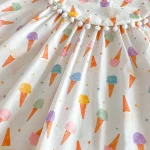 【66-90cm】ロンパース or ワンピース ベビー アイスクリーム プリント - 画像 (15)