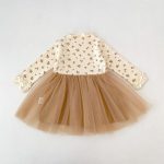【73-110cm】ワンピース 女の子 カラーバリ メッシュ - 画像 (4)
