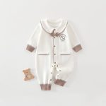 【59-90cm】ロンパース ベビー ワンプリント セーラー - 画像 (4)