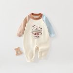 【59-90cm】ロンパース ベビー ハンバーガー カートゥーン - 画像 (3)
