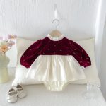【66-90cm】ロンパース ベビー カラー バリワイン - 画像 (6)
