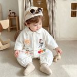 【66-90cm】ロンパース ベビー カートゥーン プリント - 画像 (2)