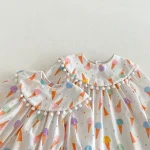 【66-90cm】ロンパース or ワンピース ベビー アイスクリーム プリント - 画像 (21)