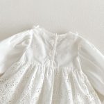 【66-90cm】ロンパース ベビー 蝶結び付き レイヤード - 画像 (11)