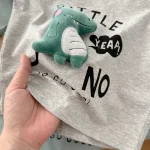【80-120cm】セットアップ ベビー 恐竜 プリント かわいい - 画像 (21)