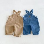 【80-130cm】シャツorサロペット 男の子 ワンプリント デニム - 画像 (7)