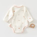 【52-73cm】ロンパース ナチュラル リブ 肌に優しい ベビー服 - 画像 (6)