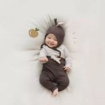 【66-90cm】サロペット ベビー 可愛い リブ ストレッチで快適 - 画像 (6)
