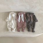 【66-90cm】オールインワン ベビー 韓国風 ウサギ - 画像 (4)