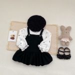 【73-110cm】サロペワンピース ベビー 花柄 おしゃれ - 画像 (9)
