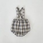 【66-90cm】サロペット ベビー チェック カジュアル - 画像 (8)