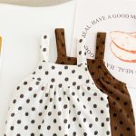 【66-100cm】Tシャツ&サロペット ベビー 可愛い ドット - 画像 (14)
