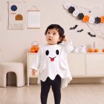 【73-120cm】トップス ハロウィン ゴースト ゆったり 可愛い - 画像 (3)