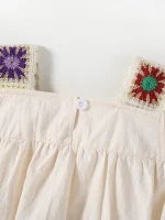 【66-90cm】ロンパース ベビー フリル 刺繍 - 画像 (10)