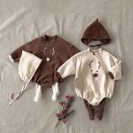 【66-90cm】ロンパース ベビー クリスマス エルク - 画像 (2)