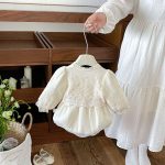 【66-90cm】ロンパース ベビー プリンセス クリーム - 画像 (8)