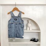 【73-110cm】サロペット レトロ デニム 合わせやすい - 画像 (12)