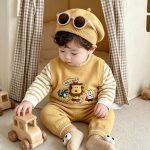 【66-90cm】セットアップ＆帽子 ベビー ライオン カートゥーン - 画像 (19)