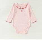 【66-90cm】ロンパース ベビー服 おしゃれ 蝶結び フリル - 画像 (6)