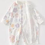 【66-90cm】ロンパース ベビー フラワー シンプル - 画像 (10)