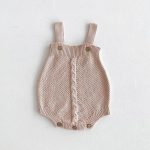 【66-100cm】サロペットパンツ ベビー ニット 無地 - 画像 (19)