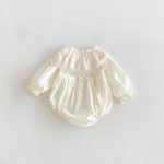 【66-90cm】ロンパースorワンピース ベビー 姉妹服 レース花襟 - 画像 (4)