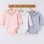 【66-90cm】ロンパース ベビー服 おしゃれ 蝶結び フリル - 画像 (3)