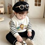 【66-90cm】セットアップ＆帽子 ベビー ライオン カートゥーン - 画像 (12)
