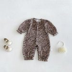 【66-90cm】オールインワン ベビー ヒョウ柄 かわいい - 画像 (2)