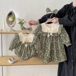 【66-130cm】ロンパースorワンピース 女の子 姉妹服 チューリップ - 画像 (6)