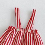 【66-100cm】トップスorサロペット ベビー ストライプ スウィート - 画像 (14)