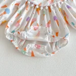 【66-90cm】ロンパース or ワンピース ベビー アイスクリーム プリント - 画像 (25)