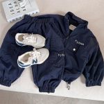 【80-120cm】 2点セット キッズ 男女兼用 ハーフジップ - 画像 (3)