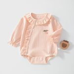 【66-90cm】ロンパース ベビー 柔らか チェリー - 画像 (4)