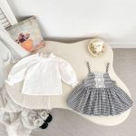 【73-120cm】セットアップ 女の子 レース チェック - 画像 (7)