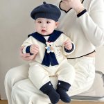 【66-90cm】ロンパース ベビー ベア クリーム - 画像 (8)