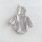 【66-90cm】ロンパース ベビー フラワー フリル - 画像 (12)