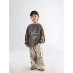 【90-150cm】パンツ 男の子 ボーイズ レオパード柄 ワイドデニム - 画像 (14)