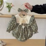 【66-140cm】ロンパースorワンピース 女の子 姉妹服 小花柄 - 画像 (18)