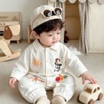 【66-90cm】ロンパース ベビー カートゥーン プリント - 画像 (5)